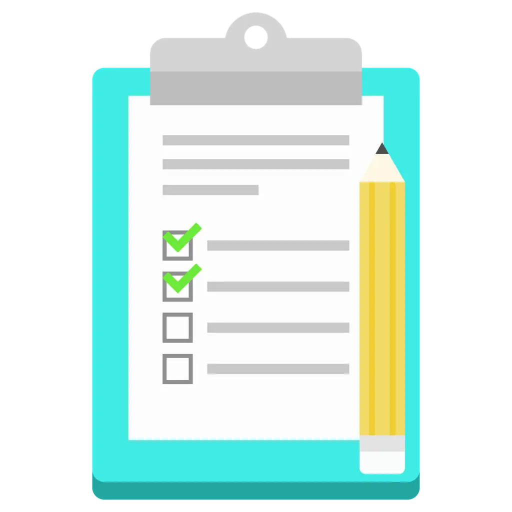 Free list notes icon illustration